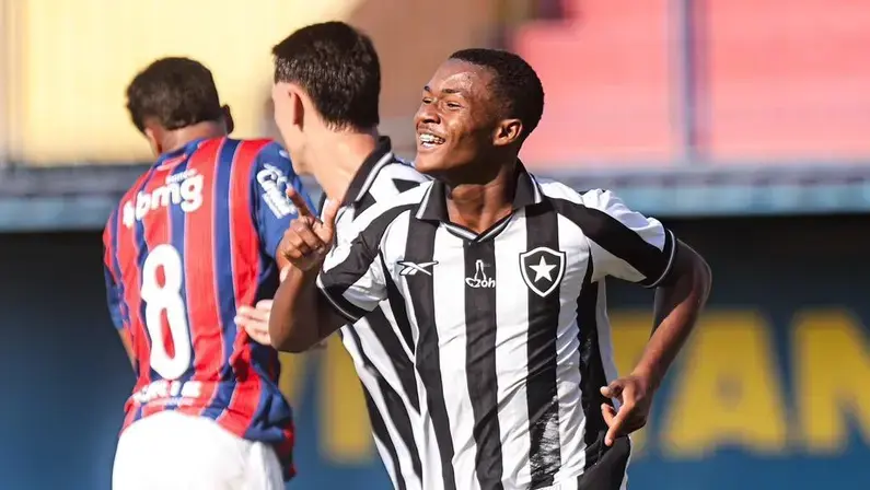 Botafogo vence Bahia e sobe quatro posições no Brasileirão Sub-20