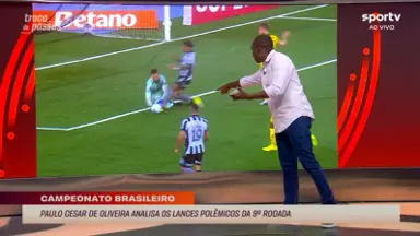 PC Oliveira discorda de pênalti marcado para o Botafogo contra o Mirassol PC Oliveira discorda de pênalti marcado para o Botafogo contra o Mirassol