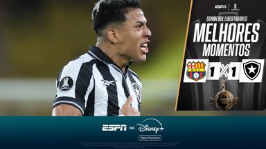 VÍDEO | Gols e melhores momentos de Barcelona-EQU 1x1 Botafogo pela Libertadores VÍDEO | Gols e melhores momentos de Barcelona-EQU 1x1 Botafogo pela Libertadores