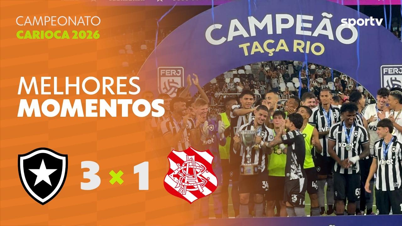 Botafogo vence Bangu e conquista a Taça Rio