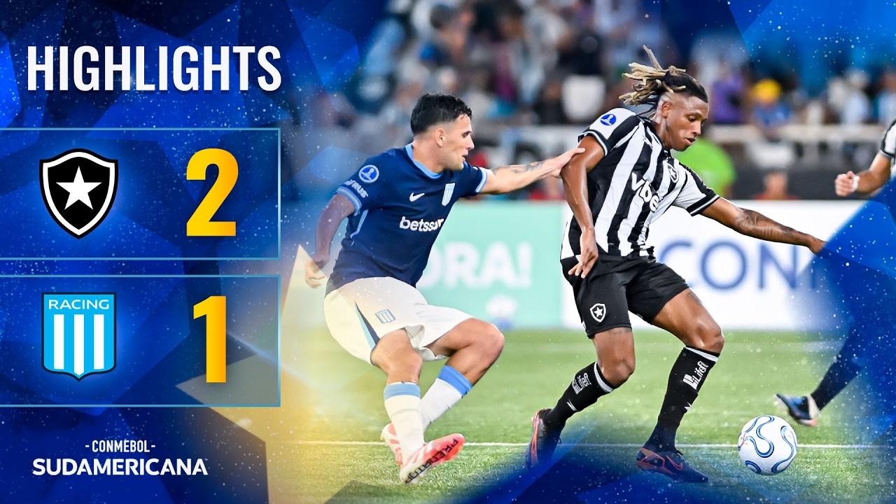 VÍDEO | Gols e melhores momentos da vitória do Botafogo sobre o Racing no Nilton Santos pela Copa Sul-Americana