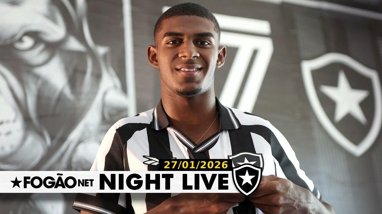 NIGHT LIVE | Botafogo anuncia contratação do alvinegro Wallace Davi; SAF acionada na Justiça