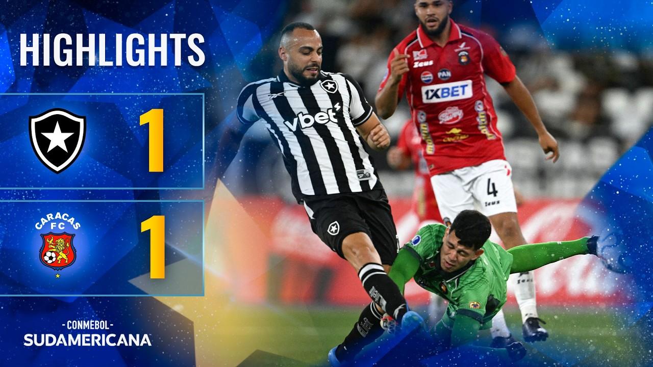 Botafogo empata com Caracas na estreia da Sul-Americana
