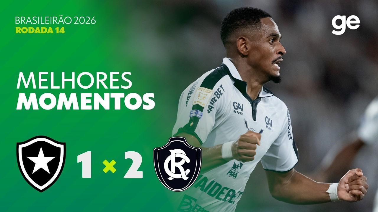 VÍDEO | Gols e melhores momentos de Botafogo 1x2 Remo pelo Campeonato Brasileiro