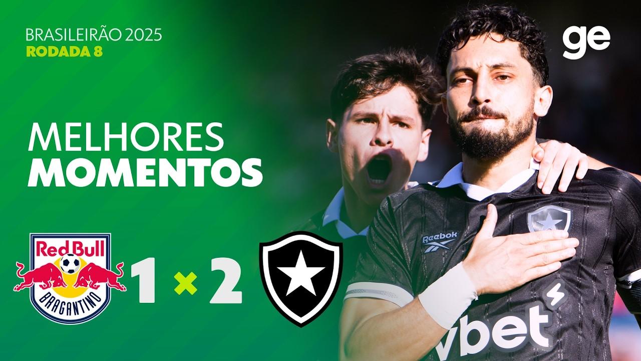 VÍDEO | Gols e melhores momentos de Red Bull Bragantino 1x2 Botafogo