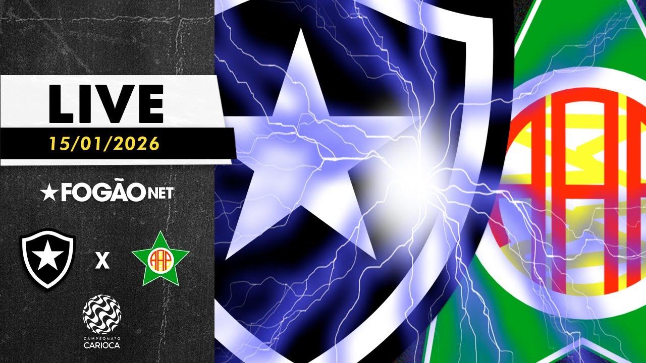 Botafogo estreia no Carioca 2026 contra Portuguesa no Luso-Brasileiro