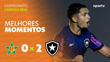 VÍDEO | Gols e melhores momentos da vitória do Botafogo sobre a Portuguesa na estreia no Carioca VÍDEO | Gols e melhores momentos da vitória do Botafogo sobre a Portuguesa na estreia no Carioca