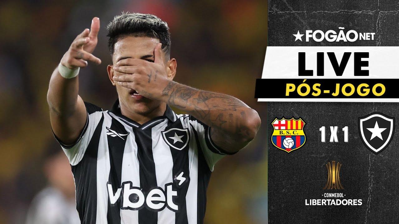 Botafogo empata com Barcelona-EQU em 1 a 1 pela pré-Libertadores